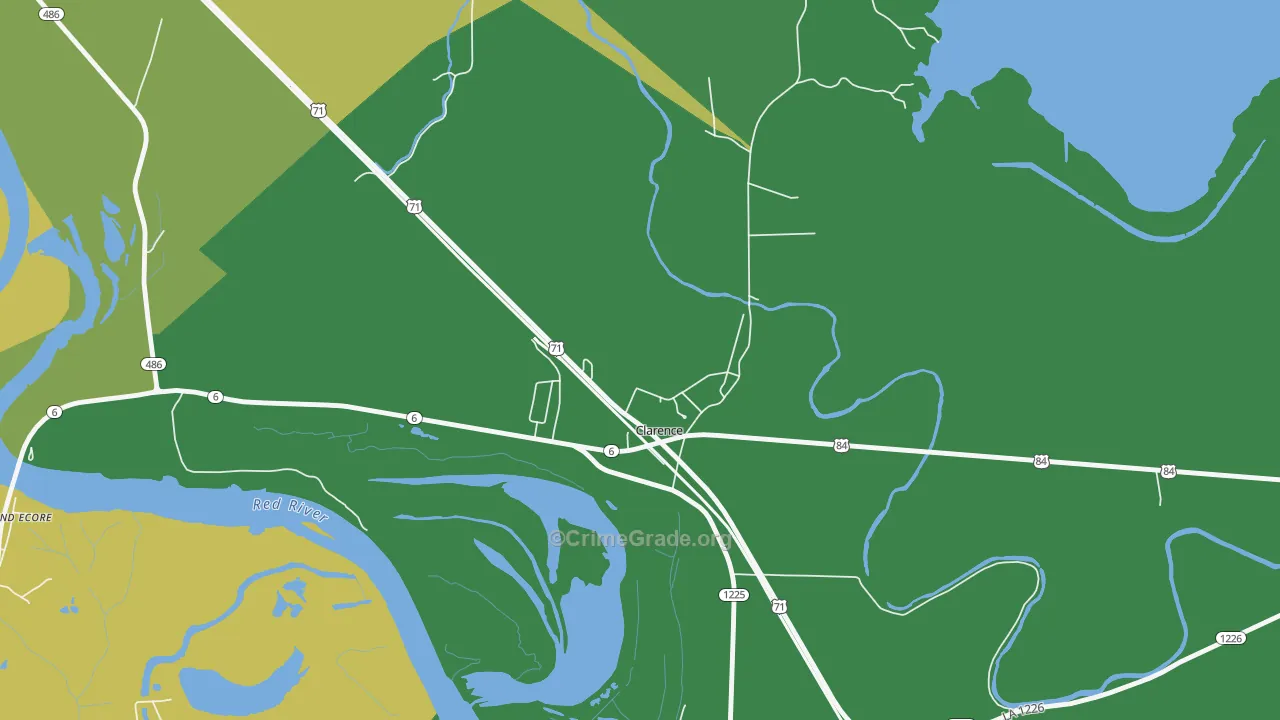 71414, LA Map of Drug-Related Crime Rates