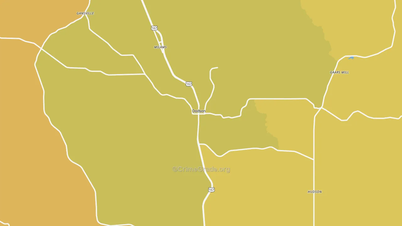 71422, LA Map of Drug-Related Crime Rates