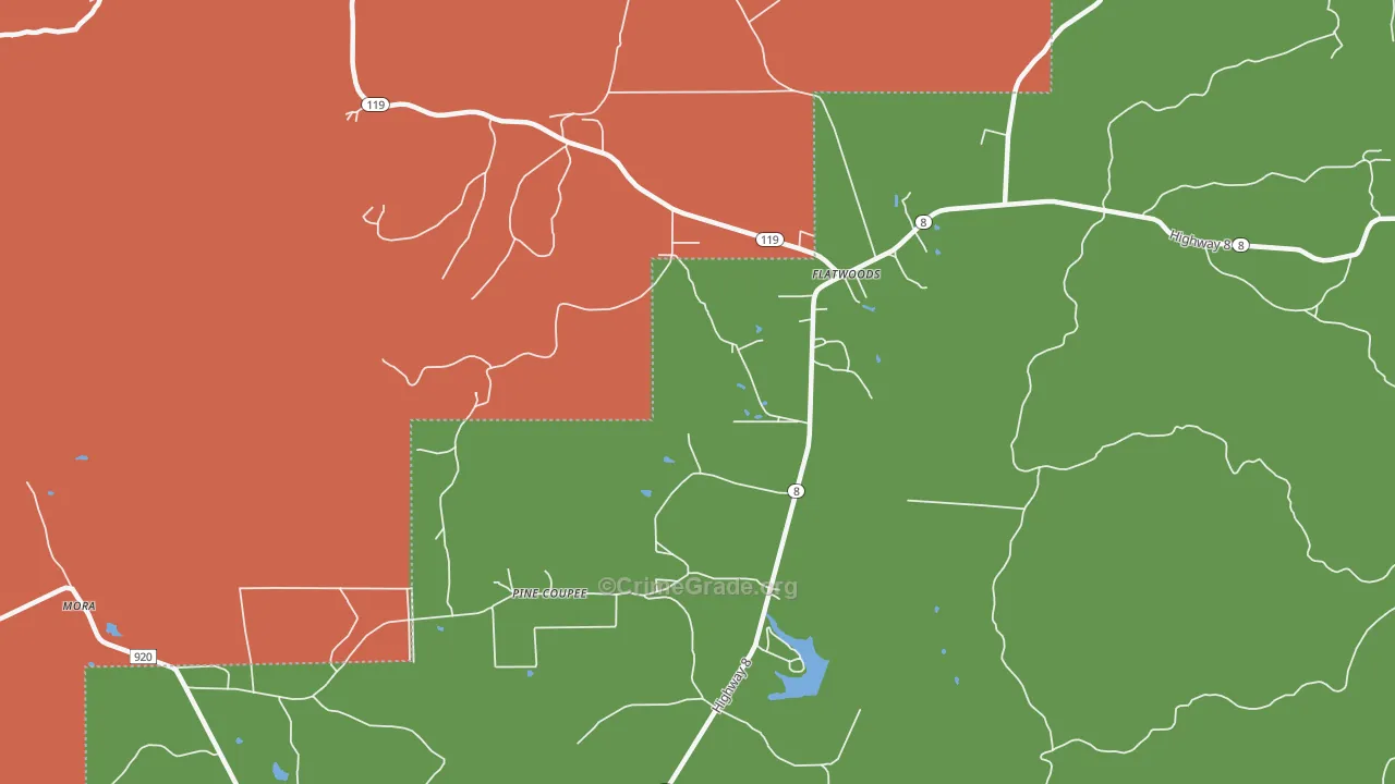 71427, LA Map of Drug-Related Crime Rates