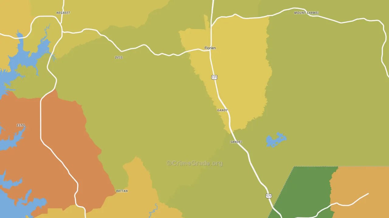 71429, LA Map of Drug-Related Crime Rates