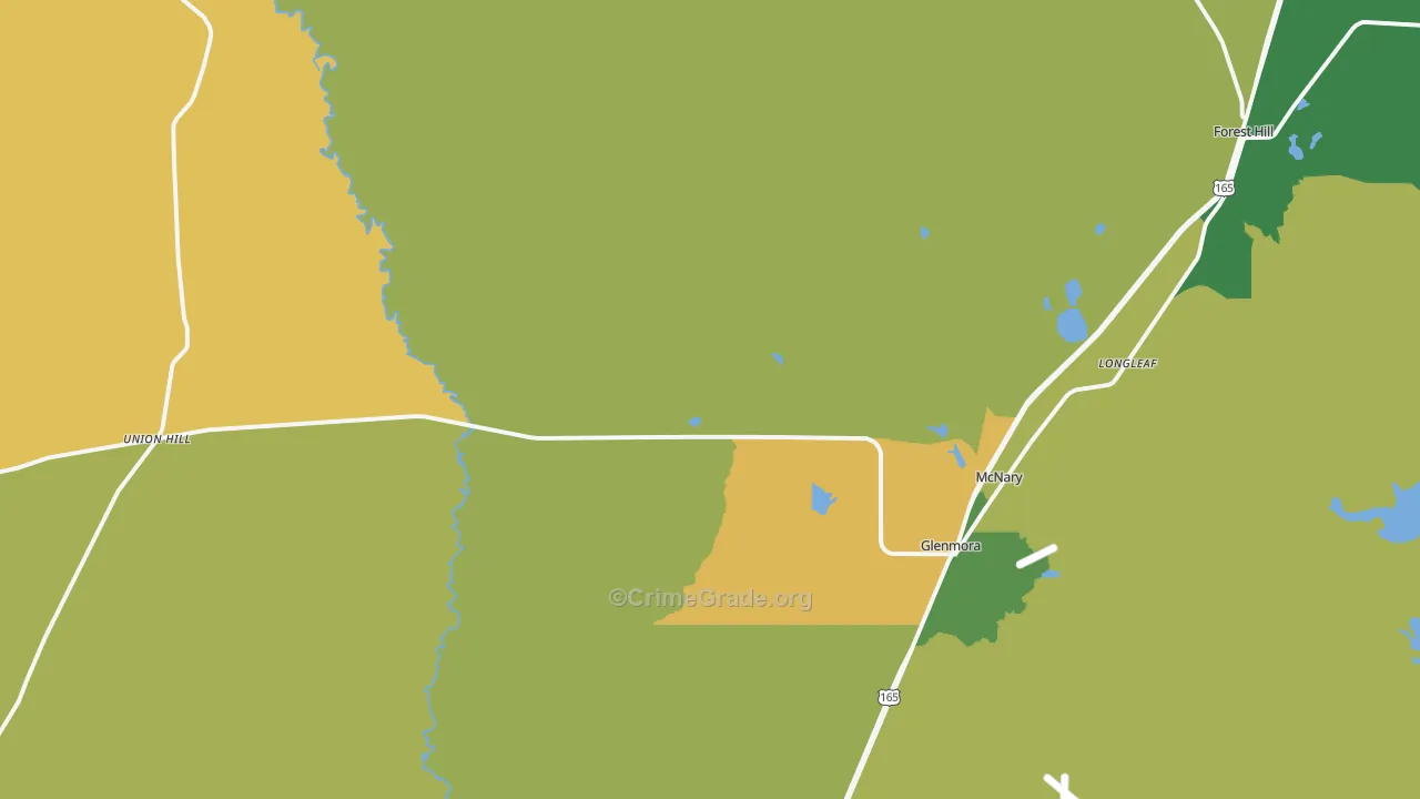 71433, LA Map of Drug-Related Crime Rates