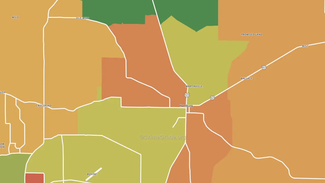 71646, AR Map of Drug-Related Crime Rates