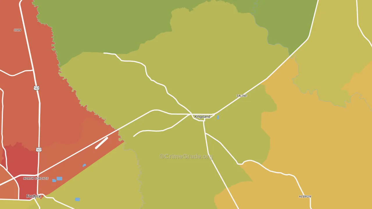 71652, AR Map of Drug-Related Crime Rates