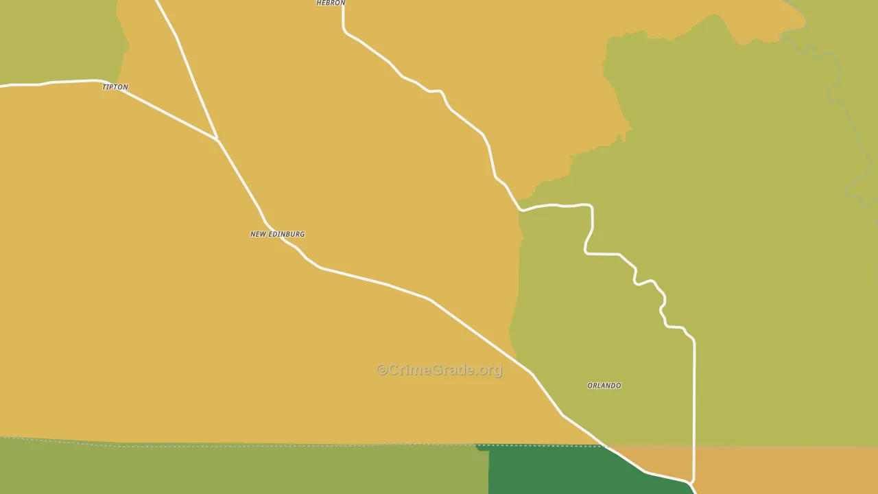 71660, AR Map of Drug-Related Crime Rates