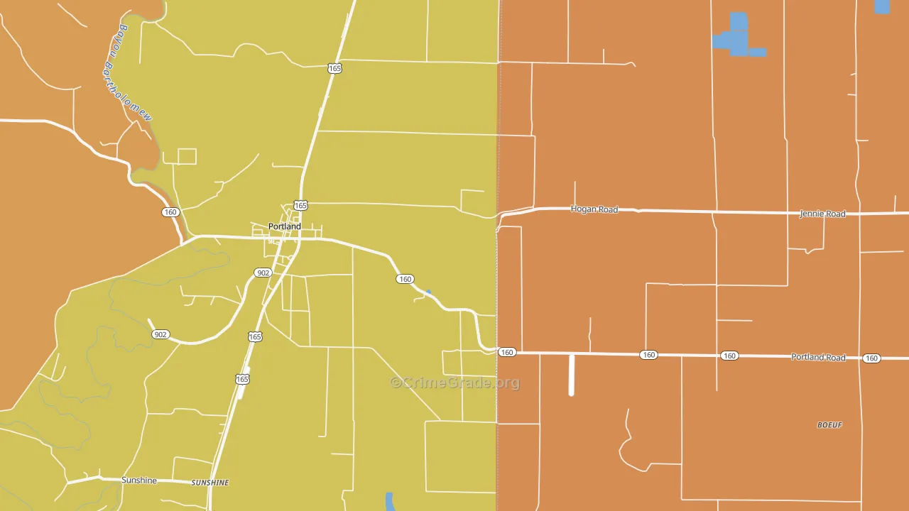 71663, AR Map of Drug-Related Crime Rates