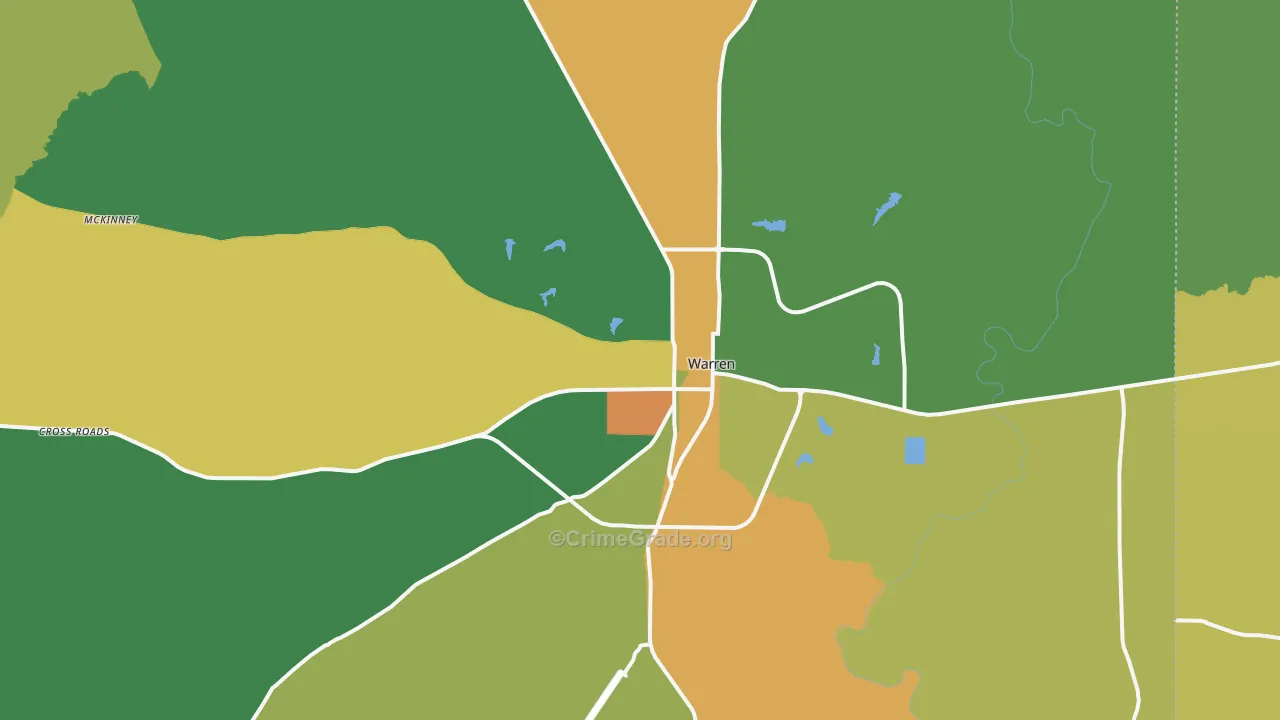 71671, AR Map of Drug-Related Crime Rates
