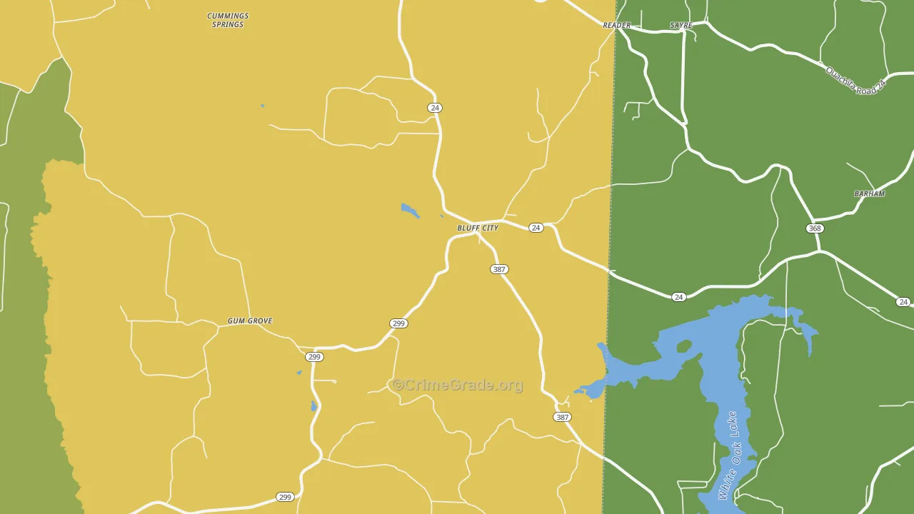 71722, AR Map of Drug-Related Crime Rates
