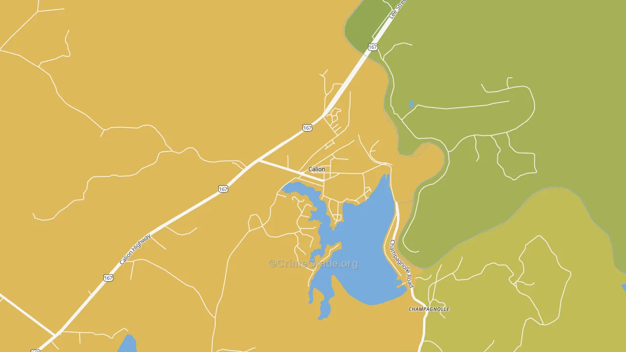 71724, AR Map of Drug-Related Crime Rates