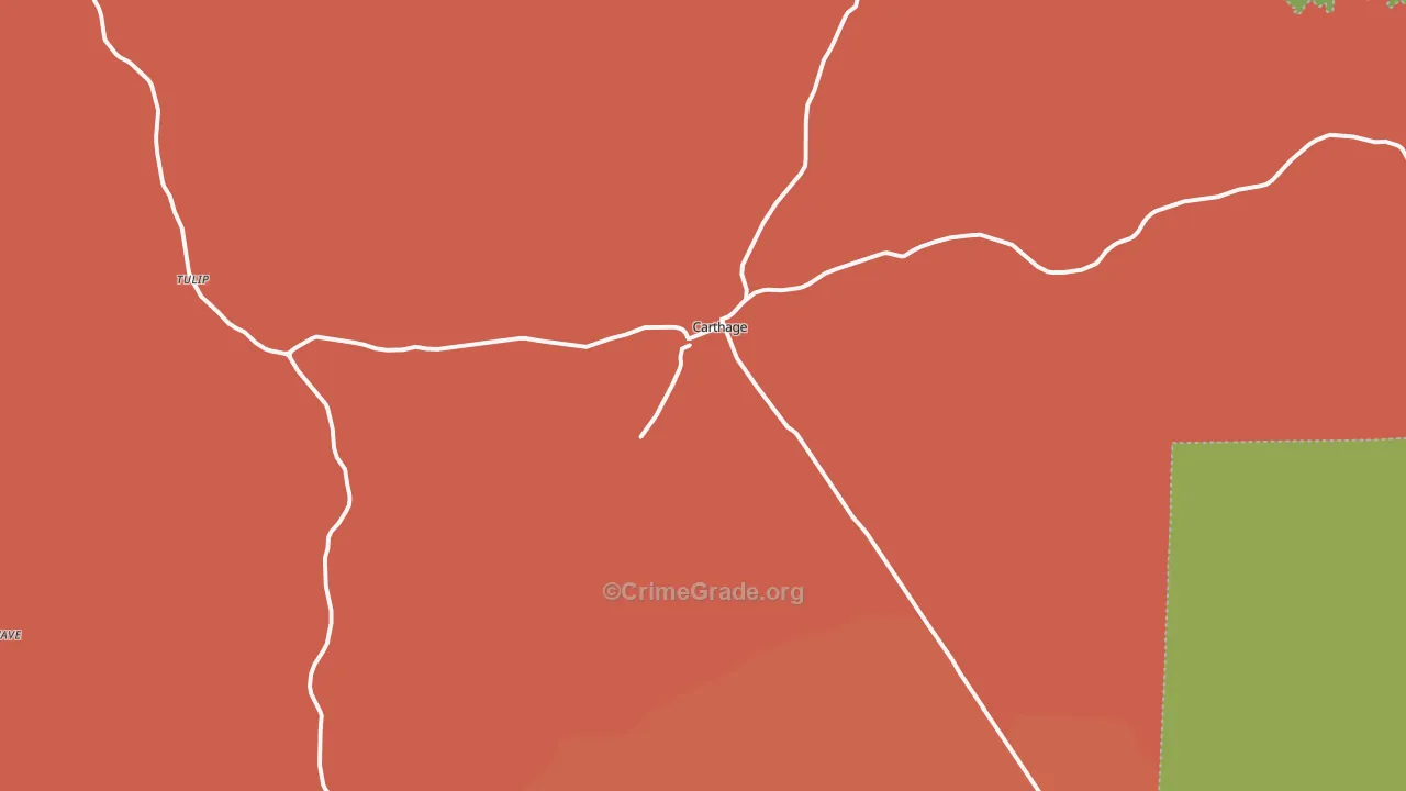 71725, AR Map of Drug-Related Crime Rates