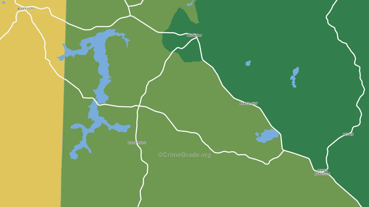 71726, AR Map of Drug-Related Crime Rates