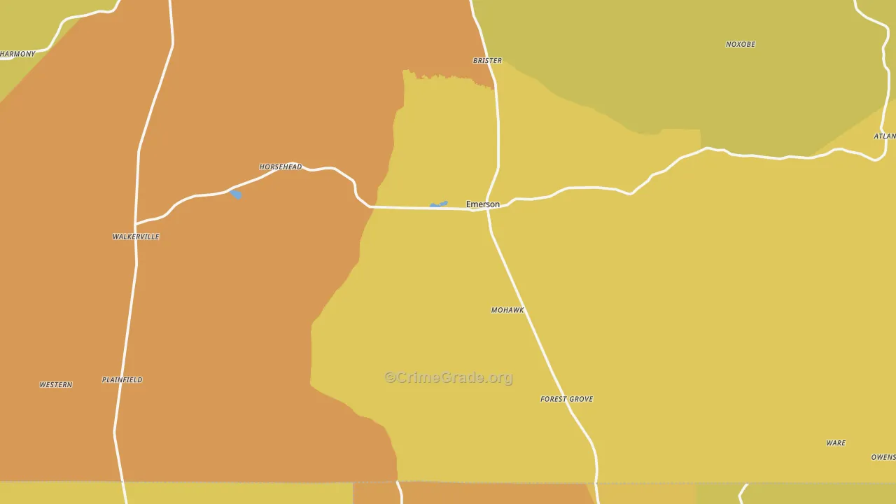 71740, AR Map of Drug-Related Crime Rates