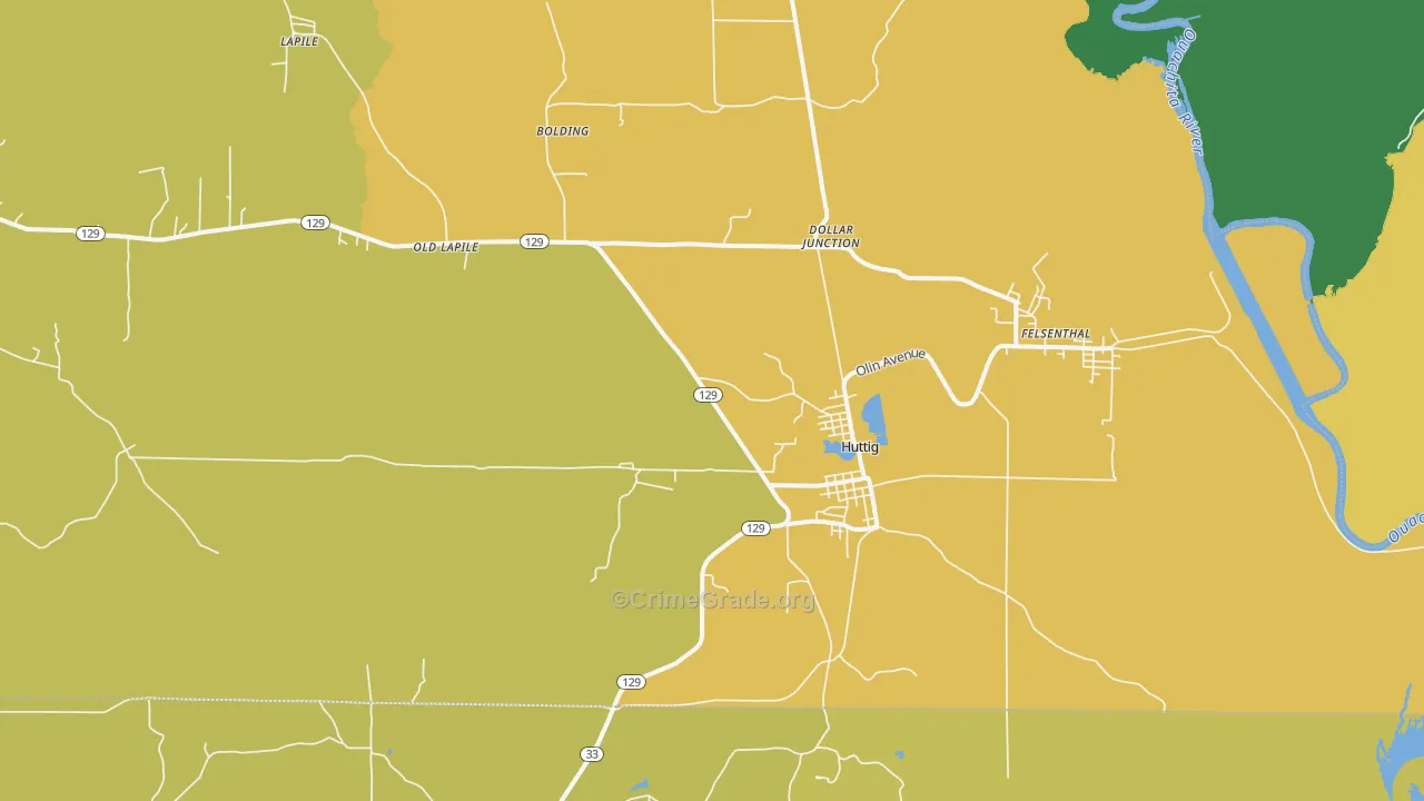 71747, AR Map of Drug-Related Crime Rates
