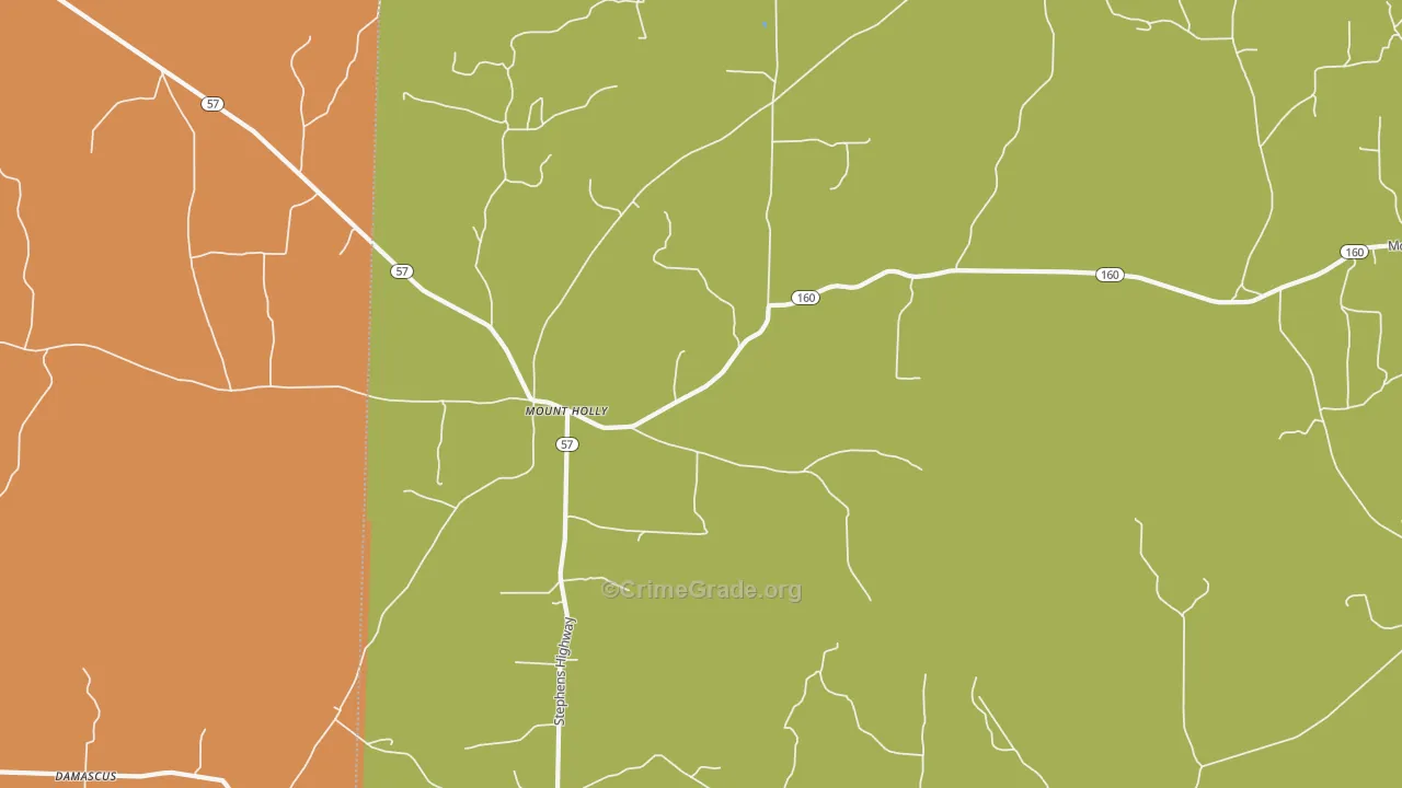 71758, AR Map of Drug-Related Crime Rates