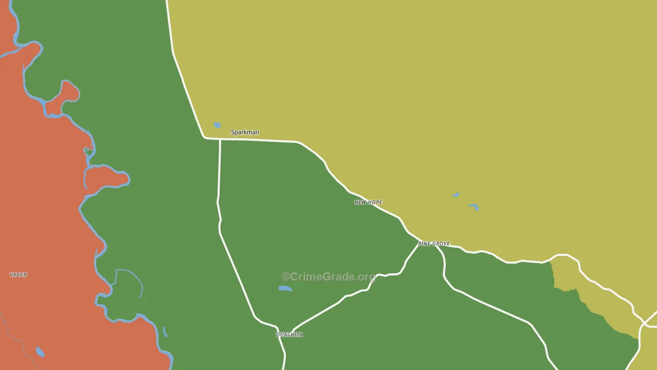 71763, AR Map of Drug-Related Crime Rates