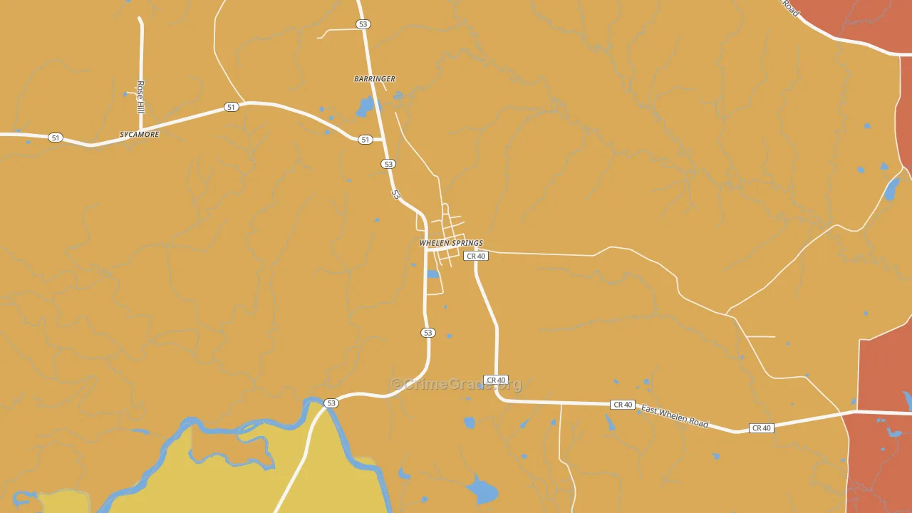 71772, AR Map of Drug-Related Crime Rates
