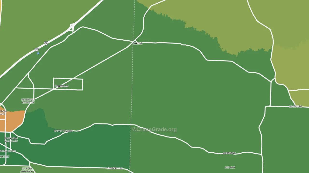 71835, AR Map of Drug-Related Crime Rates