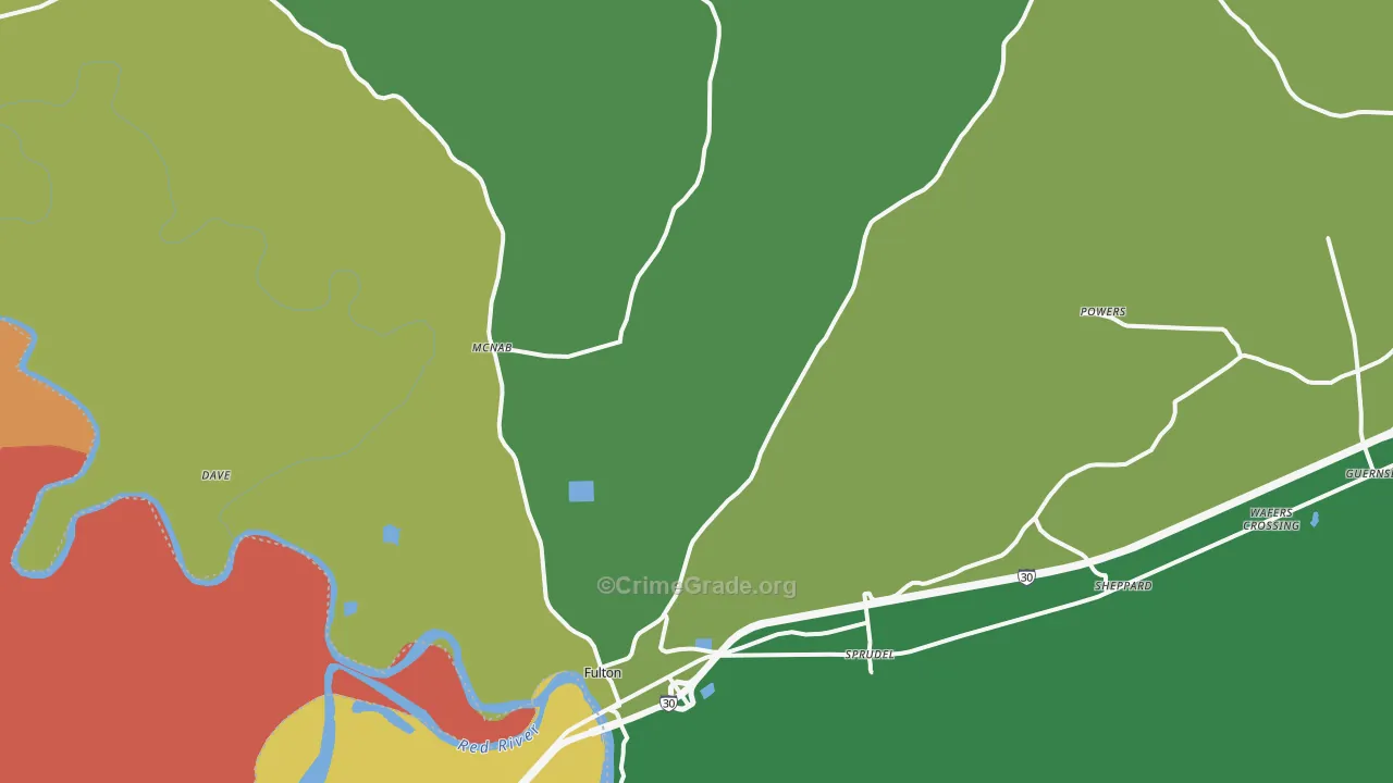 71838, AR Map of Drug-Related Crime Rates