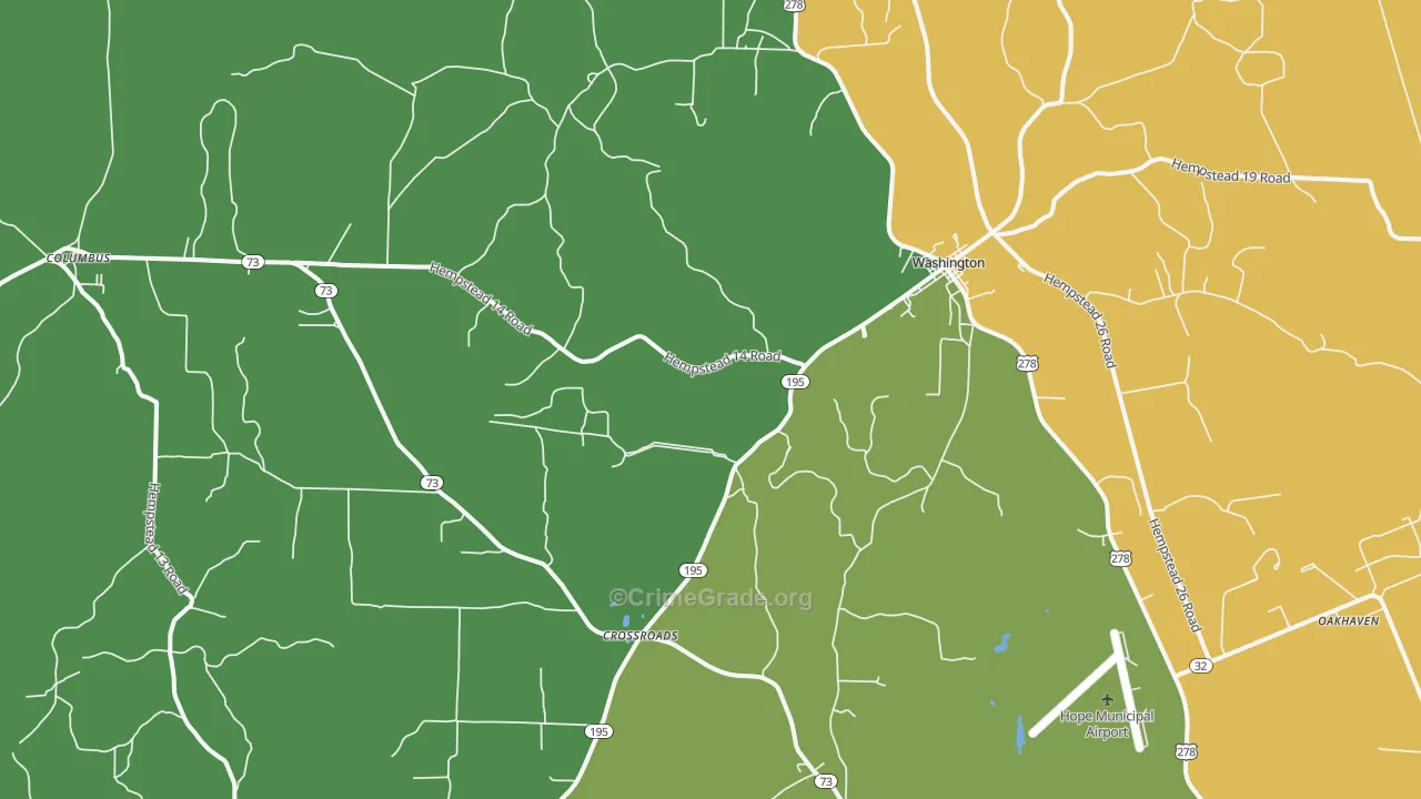 71862, AR Map of Drug-Related Crime Rates
