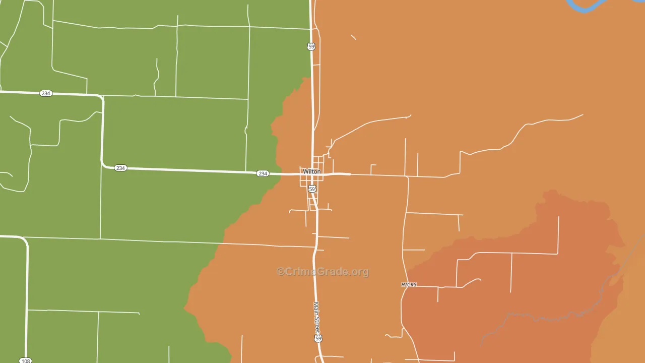 71865, AR Map of Drug-Related Crime Rates