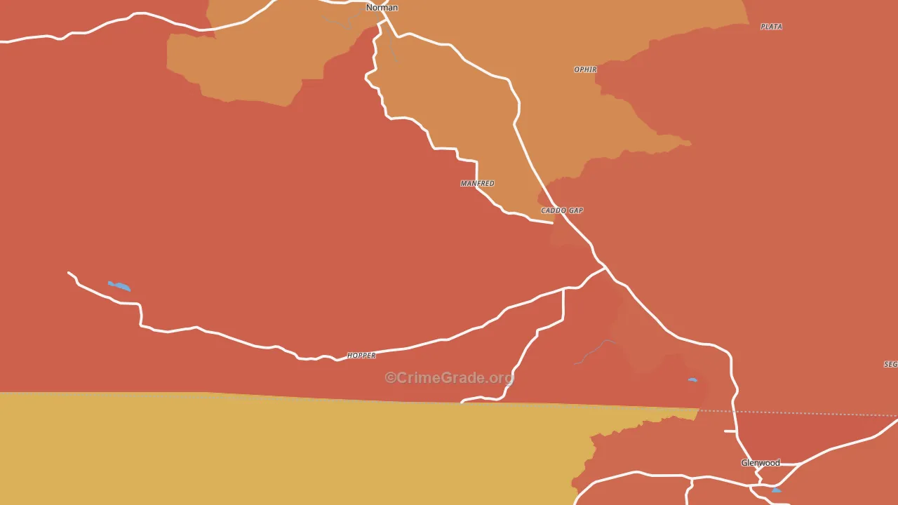71935, AR Map of Drug-Related Crime Rates