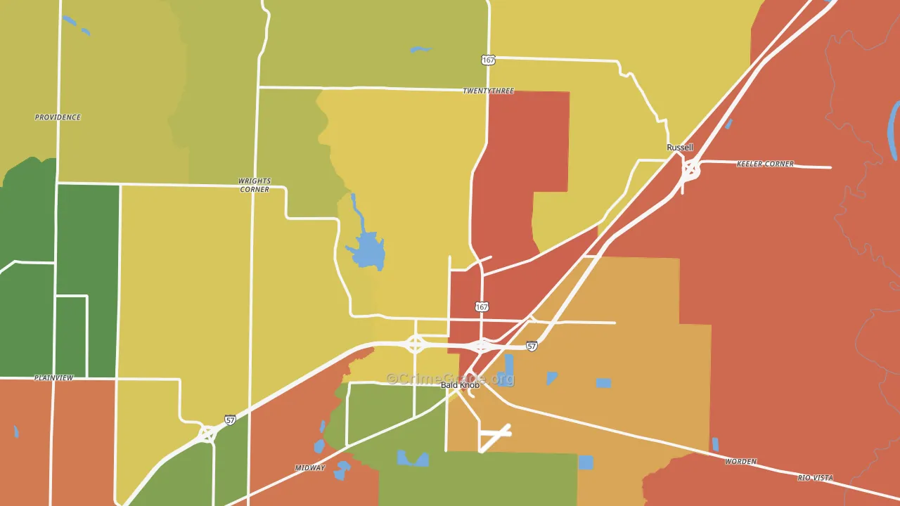 72010, AR Map of Drug-Related Crime Rates