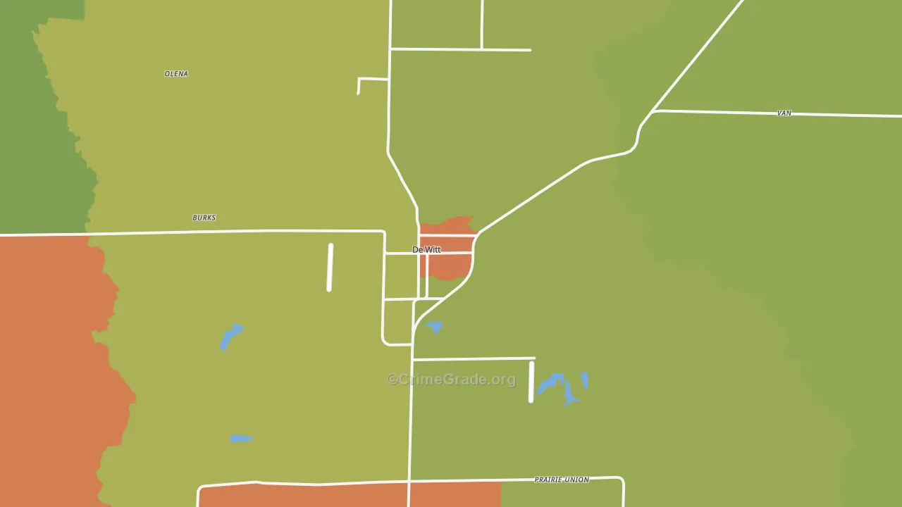 72042, AR Map of Drug-Related Crime Rates