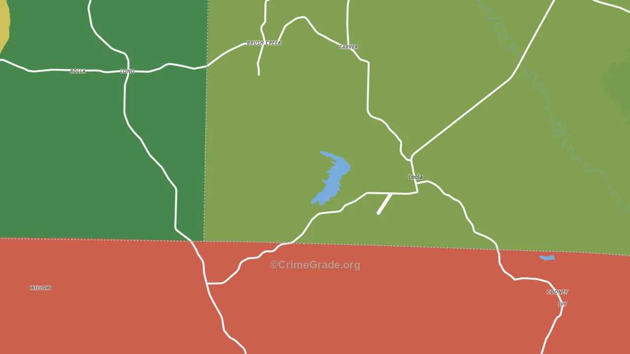 72084, AR Map of Drug-Related Crime Rates