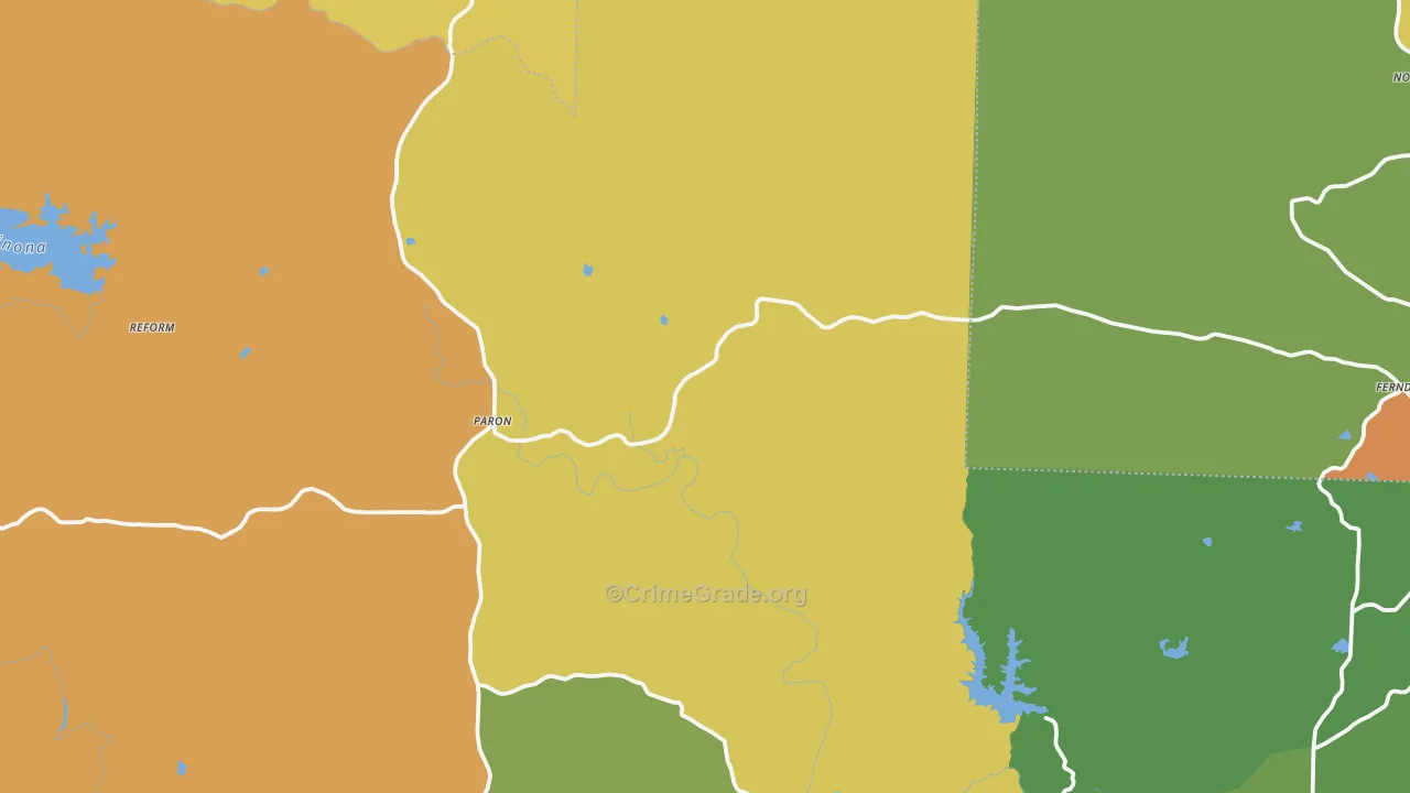 72122, AR Map of Drug-Related Crime Rates