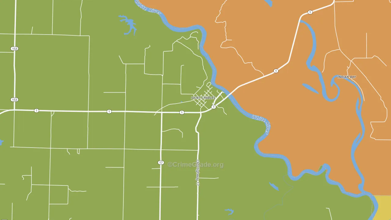 72140, AR Map of Drug-Related Crime Rates