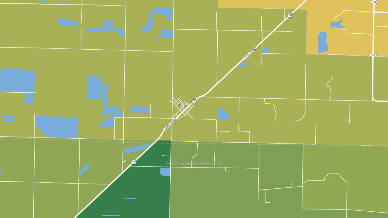 72170, AR Map of Drug-Related Crime Rates