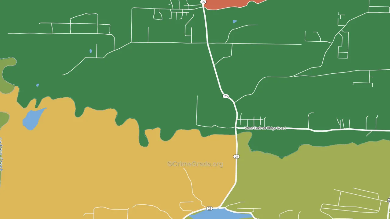 72181, AR Map of Drug-Related Crime Rates
