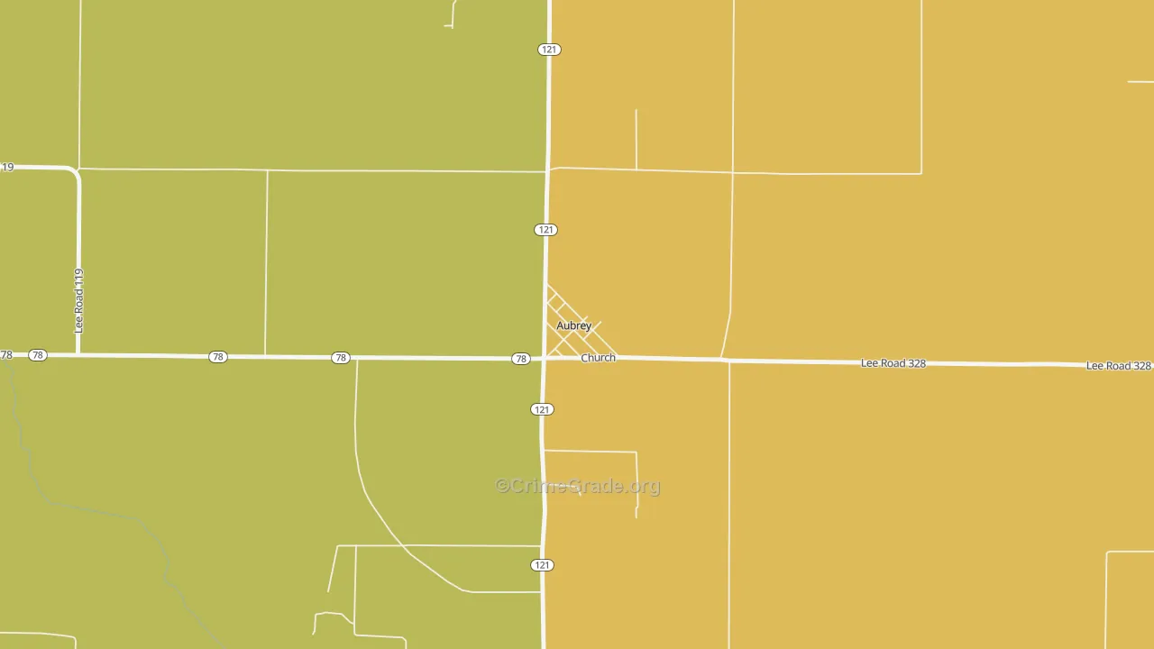 72311, AR Map of Drug-Related Crime Rates