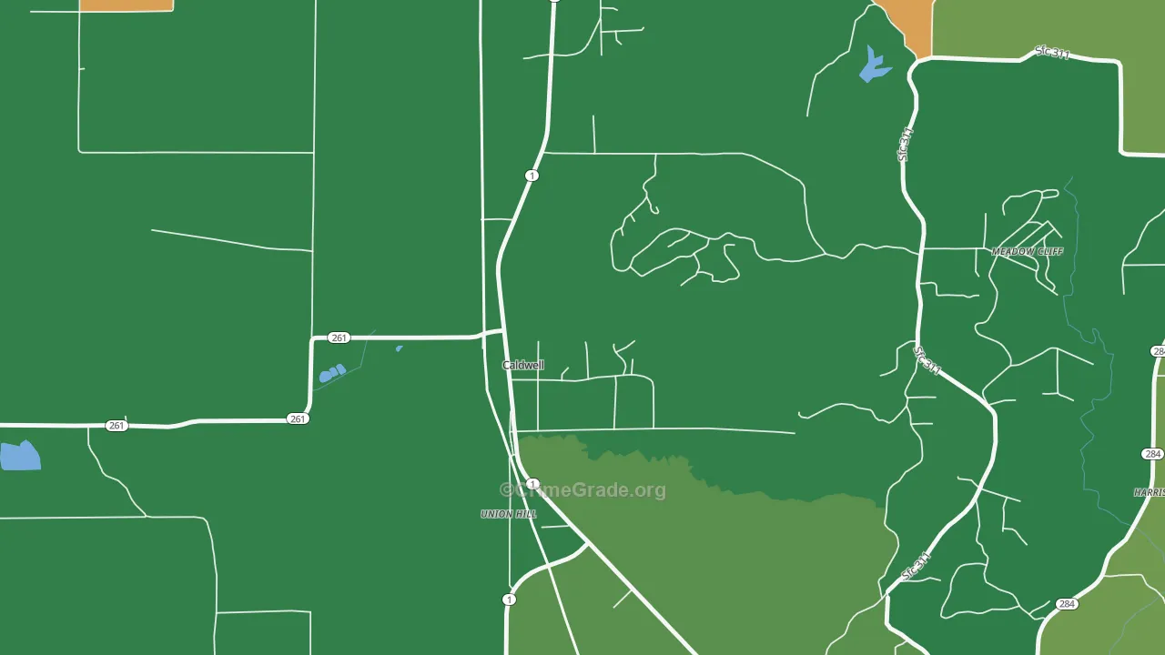 72322, AR Map of Drug-Related Crime Rates