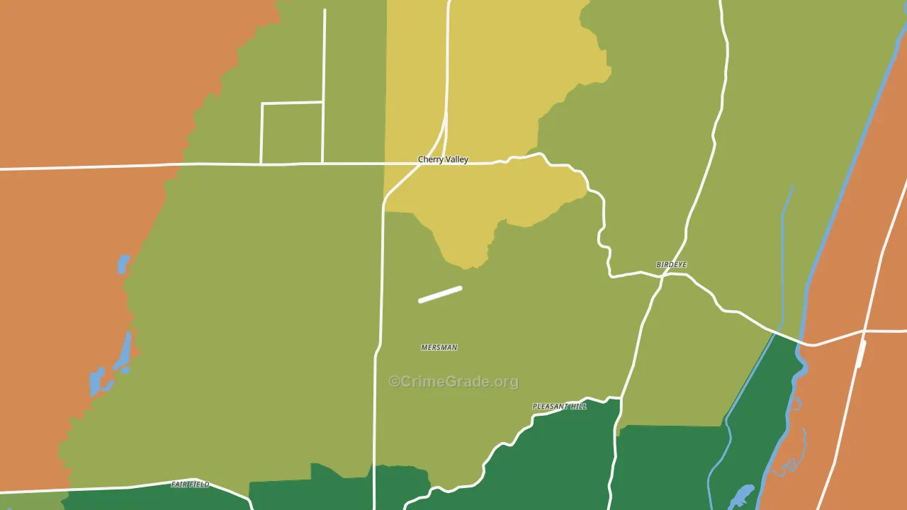 72324, AR Map of Drug-Related Crime Rates