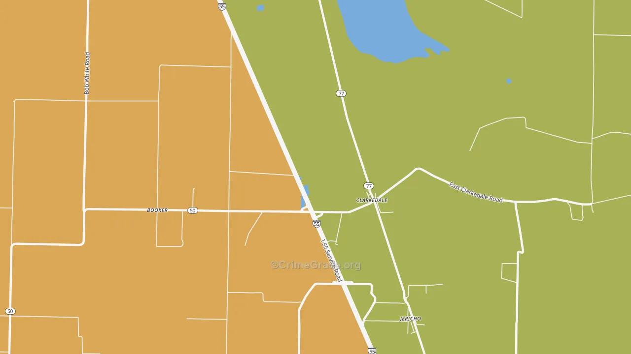 72325, AR Map of Drug-Related Crime Rates