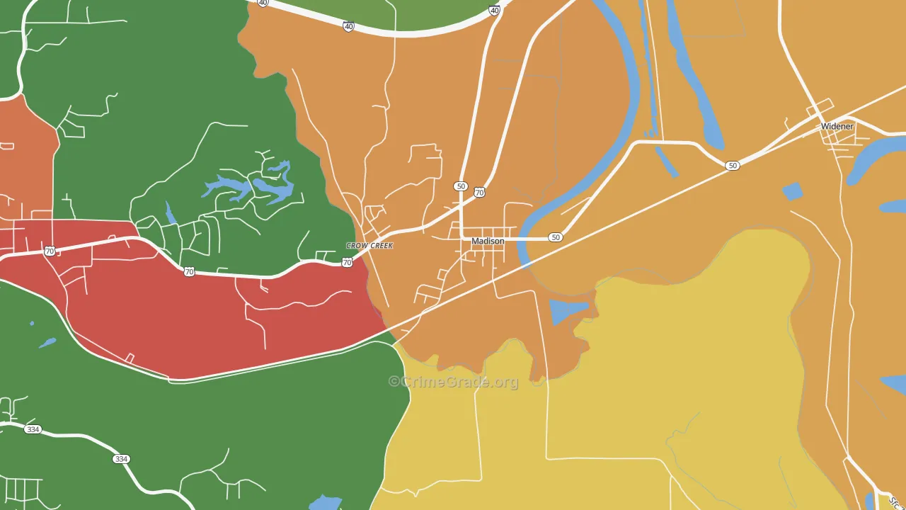 72359, AR Map of Drug-Related Crime Rates