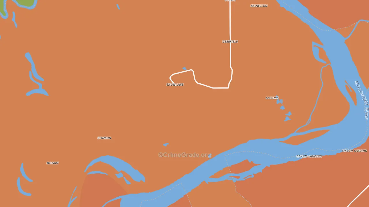 72379, AR Map of Drug-Related Crime Rates