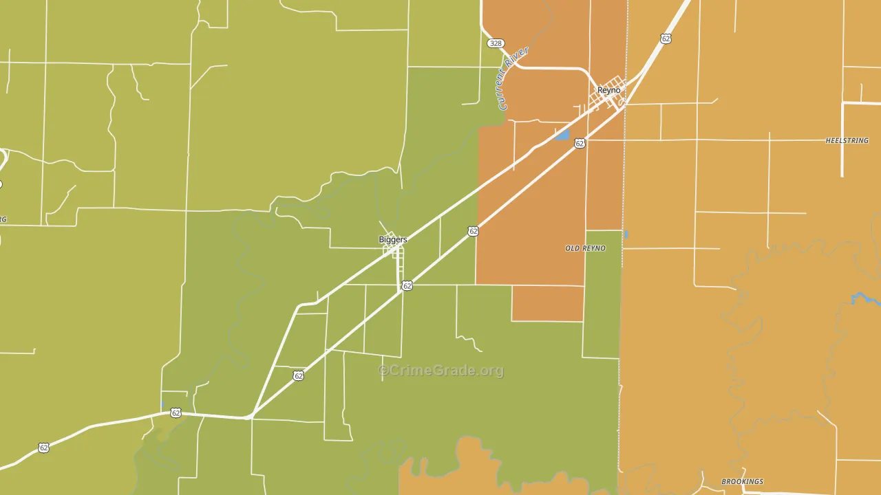 72413, AR Map of Drug-Related Crime Rates