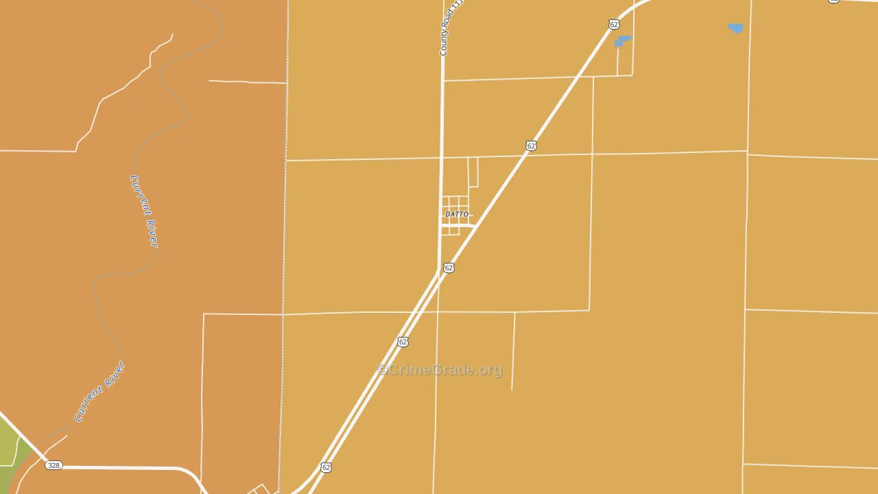 72424, AR Map of Drug-Related Crime Rates