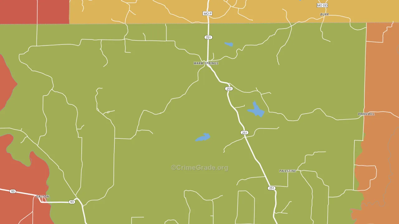 72478, AR Map of Drug-Related Crime Rates
