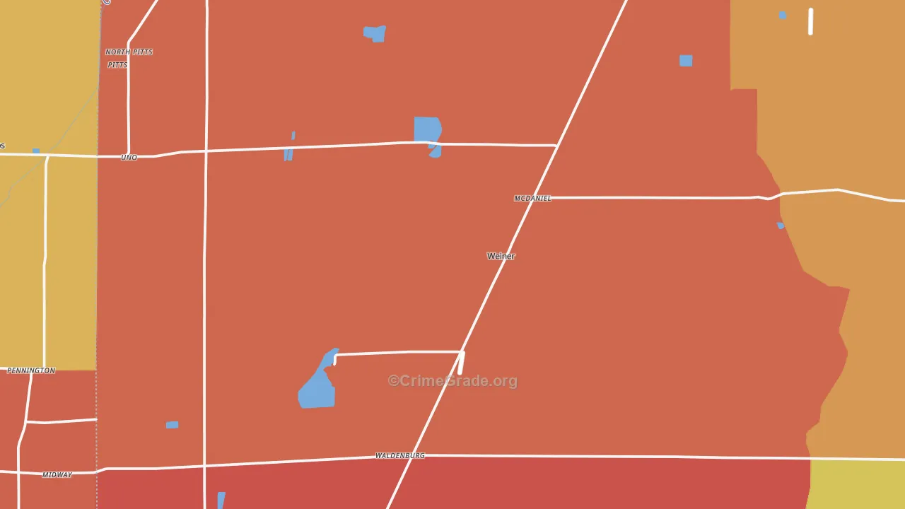 72479, AR Map of Drug-Related Crime Rates