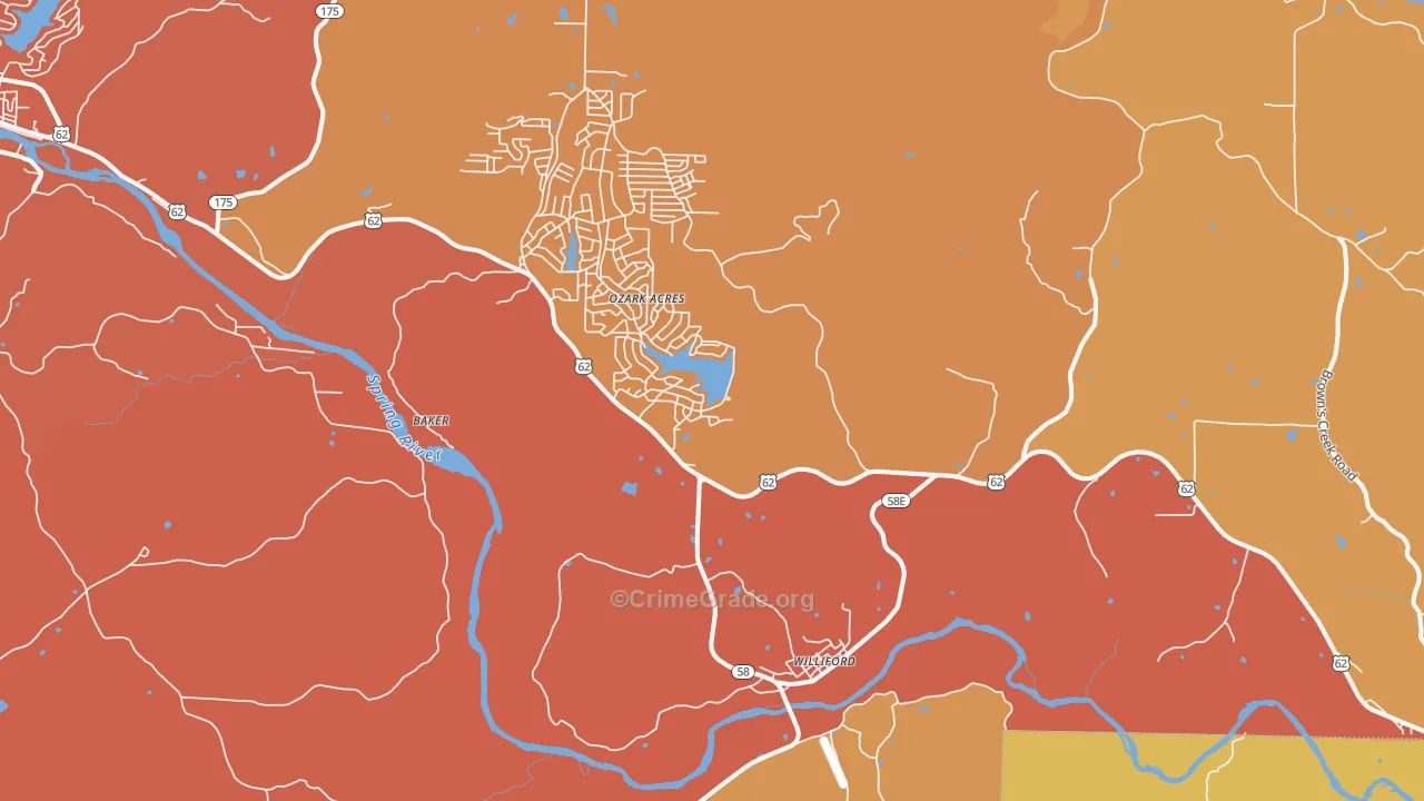 72482, AR Map of Drug-Related Crime Rates
