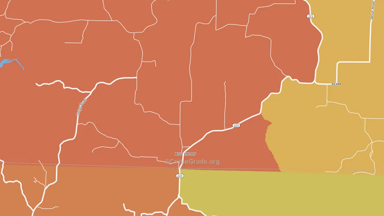 72515, AR Map of Drug-Related Crime Rates