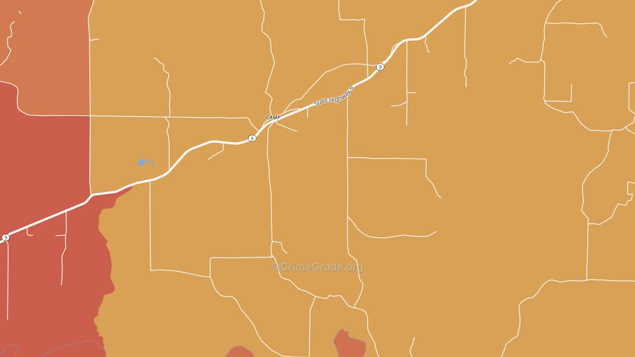 72520, AR Map of Drug-Related Crime Rates