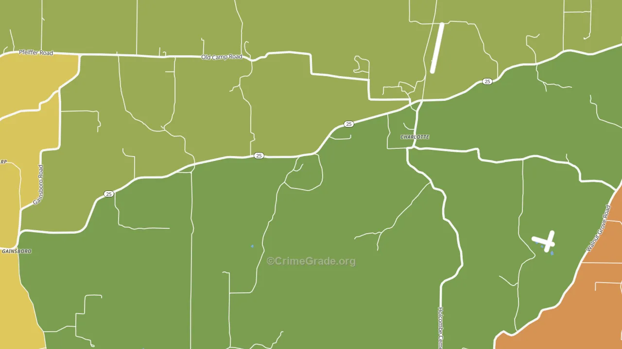 72522, AR Map of Drug-Related Crime Rates