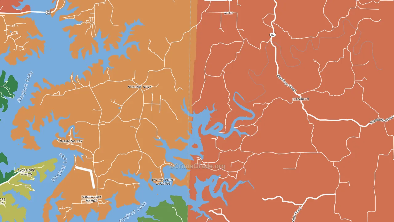 72531, AR Map of Drug-Related Crime Rates