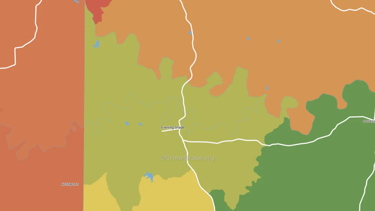 72532, AR Map of Drug-Related Crime Rates