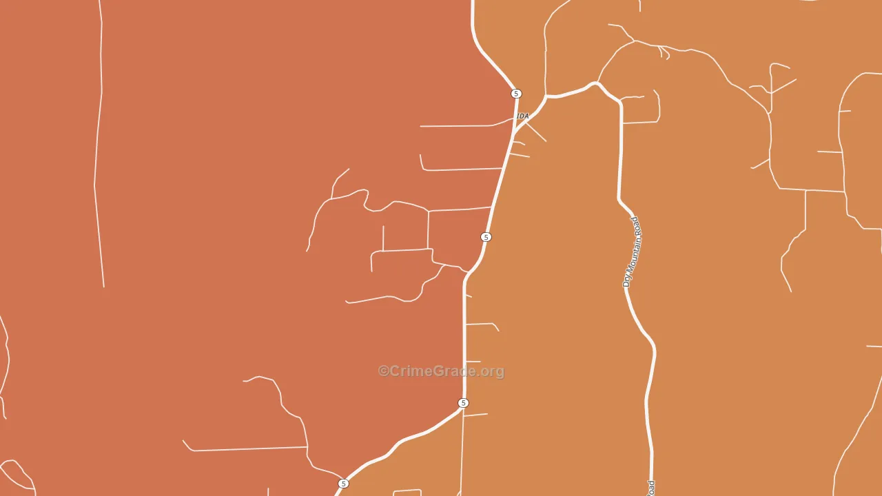 72546, AR Map of Drug-Related Crime Rates