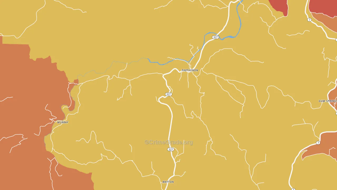 72666, AR Map of Drug-Related Crime Rates