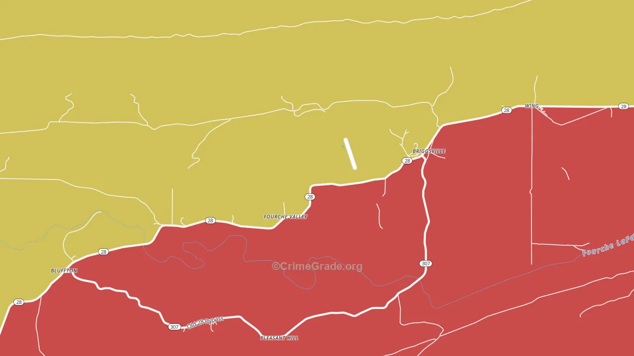 72828, AR Map of Drug-Related Crime Rates